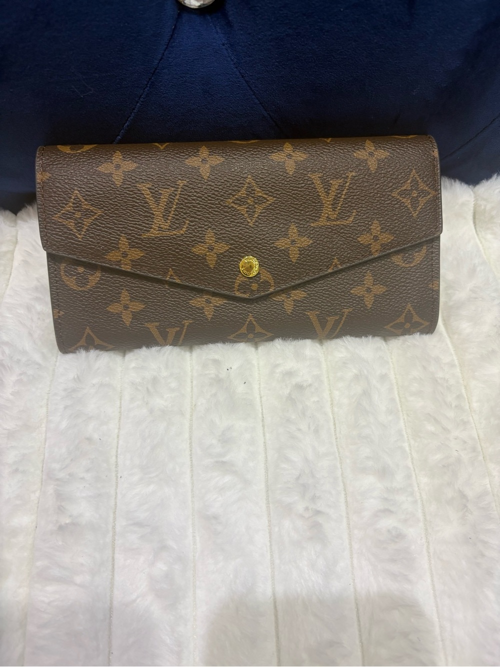 & Other Stories Brown Monogram Envelope Wallet
